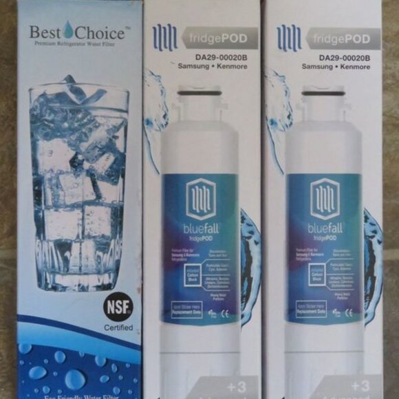 NIB 3 Pack Water Filters for Samsung or Kenmore Fridges (K572) - Picture 1 of 1